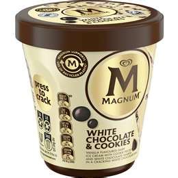 Magnum White Chocolate Cookies Tub Ml Woolworths