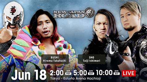 Carte Du Jour De Njpw New Japan Road Catch Newz