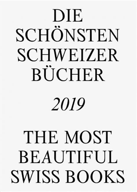 schönsten Schweizer Bücher 2019 9783909928576