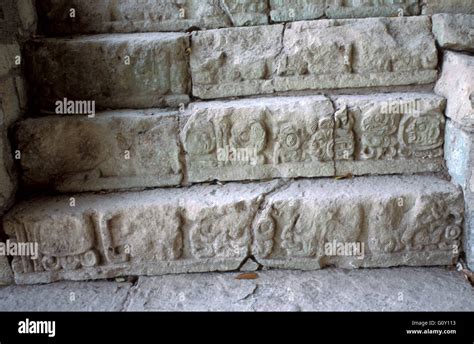 Copan hieroglyphic stairway hi-res stock photography and images - Alamy