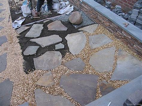 Lovelyving Gravel Patio Backyard Patio Pea Gravel Patio