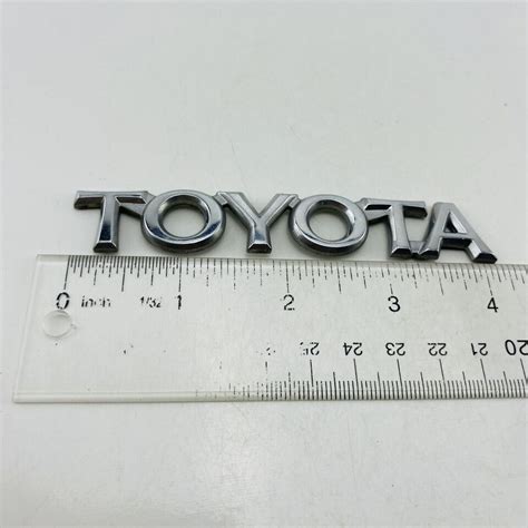 Toyota Camry Emblem Logo Letters Badge Trunk Rear Chrome Oem