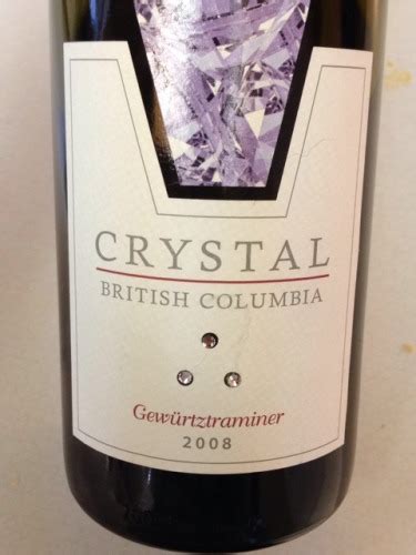 Crystal Wines British Columbia Gewürztraminer Vivino US