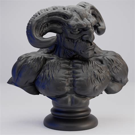 Hot Goblin ビーストマン バスト ミニチュア ホットゴブリン 角 獣人 TRPG