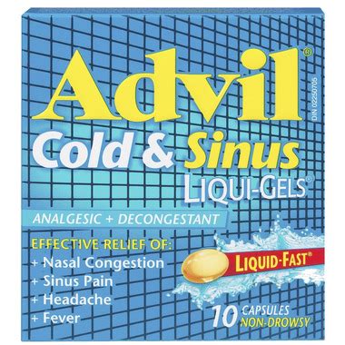 Buy Advil Cold & Sinus Liqui-Gels at Well.ca | Free Shipping $35+ in Canada