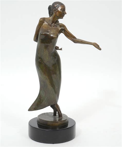 Lot Andrew Devries Ballerina Bronze Signed Numbered