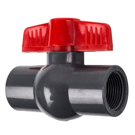 15mm One Piece Compact Threaded UPVC Ball Valve SuperPump Water Pumps