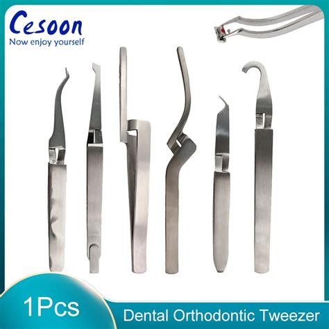 Pinzas De Soporte De Ortodoncia Dental Tubo Bucal Botones Linguales