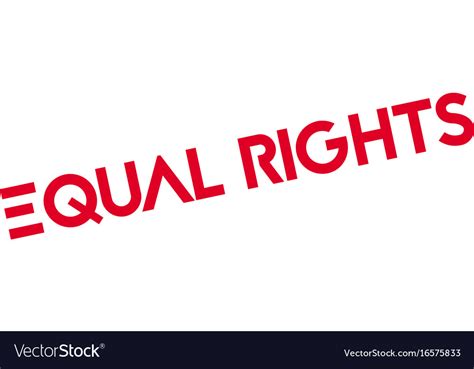 Equal Rights Rubber Stamp Royalty Free Vector Image