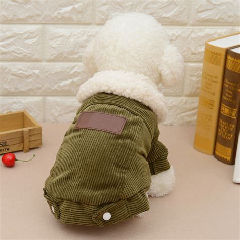 Pet Clothes For Small Dogs Thicken Winter Warm Fleece Puppy | Etsy