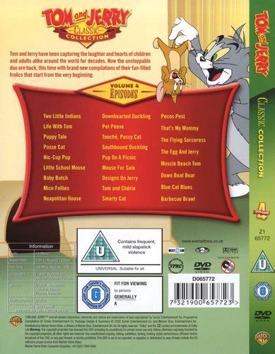 Tom And Jerry Classic Collection Volume 4 Dvd Tom And Jerry Hanna Barbera Dvd Buy