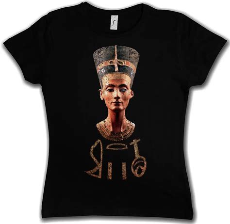 Summer 2017 Cotton T Shirts NEFERTITI VINTAGE WOMAN T SHIRT Egytian