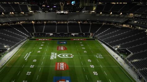 Watch: NRL field rolls into Allegiant Stadium for round 1 Las Vegas double-header in Las Vegas ...