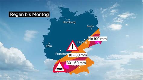 Unwetterwarnung für Deutschland Gewitter mit Starkregen verschärfen