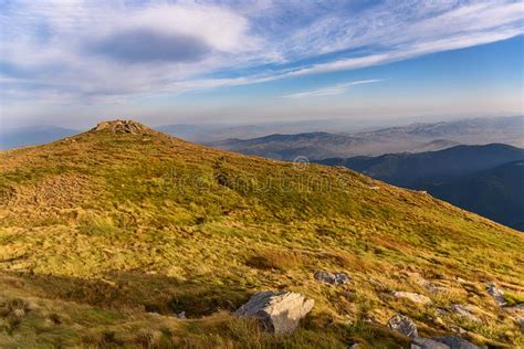 Nidza Mountain in the Southern Part of North Macedonia. the Border ...