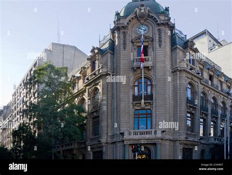 Santiago Chile South America Colonial Architecture Of Building