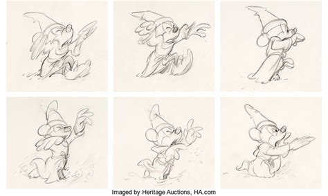 Fantasia Mickey Mouse As The Sorcerers Apprentice Rough Animation