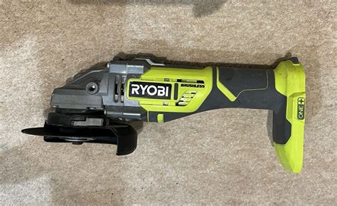Ryobi R18AG7-0 One+ 18V Cordless Brushless Angle Grinder - Hyper Green ...