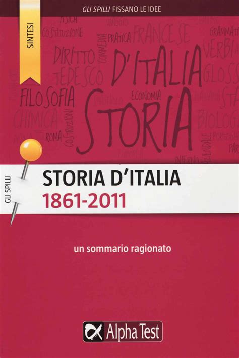 Storia D Italia 1861 2011 Giuseppe Vottari Libro Alpha Test