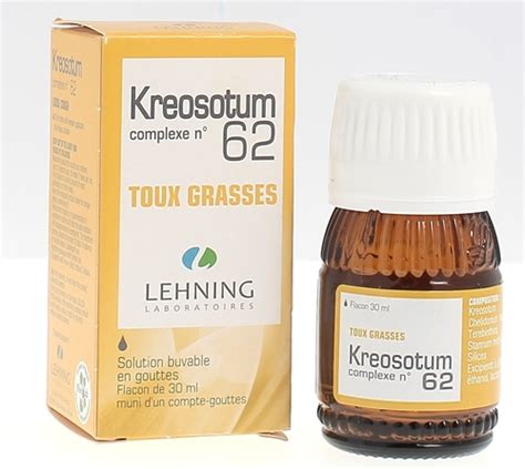 Kreosotum Complexe N Lehning Solution Buvable Flacon De Ml