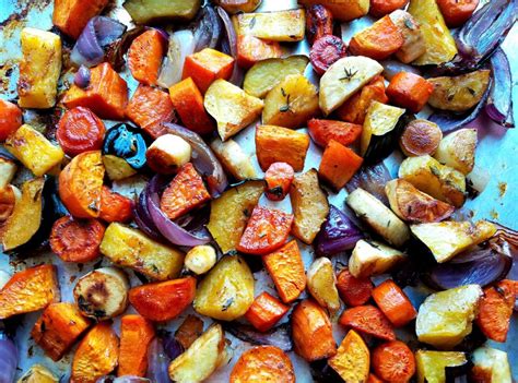 Balsamic Roasted Root Vegetables Give It Some Thyme