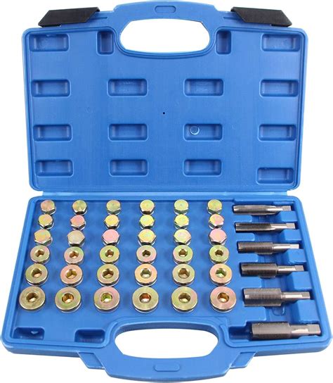 Amazon UTMALL 114pcs Oil Pan Drain Sump Plug Key Thread Repair