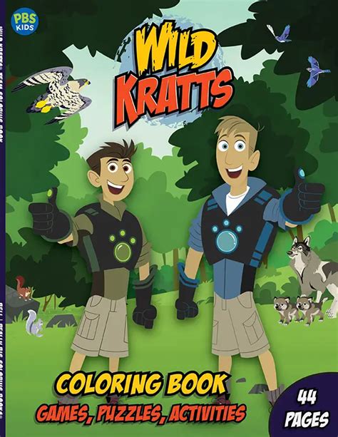 PBS KIDS - Wild Kratts Coloring Book Official