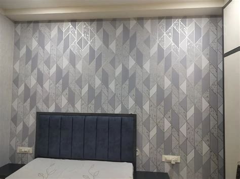 Gray Printed Living Room Wallpaper For Wall Decor At Rs 800 Roll In Jaipur