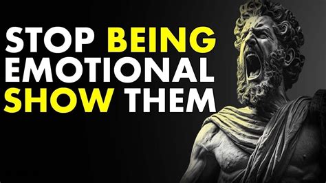 Stoic Powerful Rules To Become Emotionless Stoicism Youtube