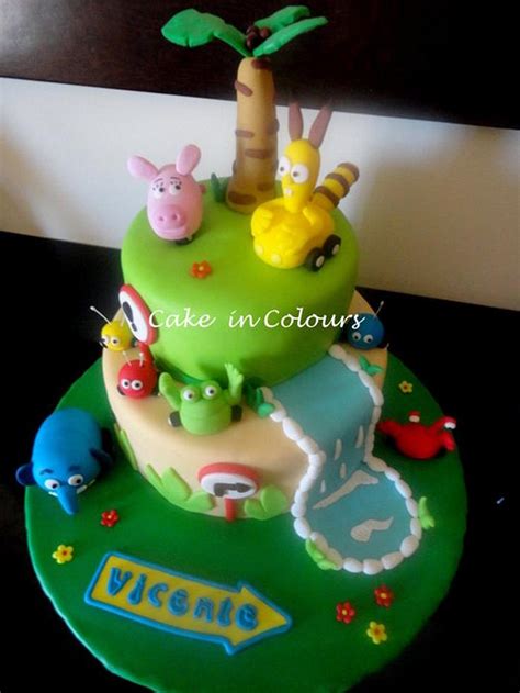 Jungle Junction Wheels Cake - Decorated Cake by - CakesDecor