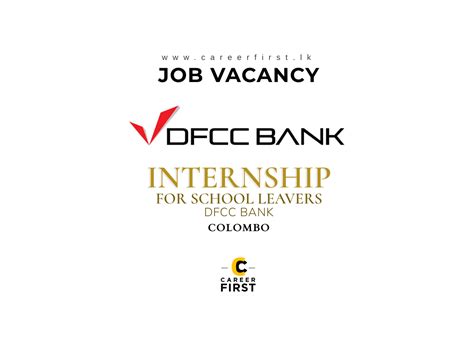 Internships At Dfcc Bank Jobs For School Leavers School Leavers