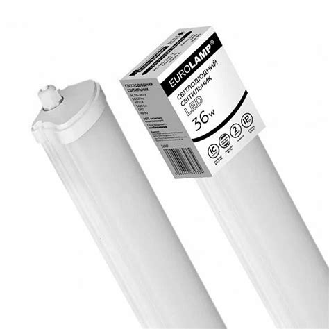 LED светильник влагозащищенный Eurolamp линейный квадратный 36W 5000К ...