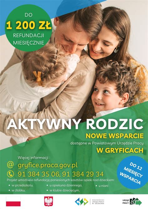 Projekt Aktywny Rodzic ruszył nabór wniosków eGryfice pl