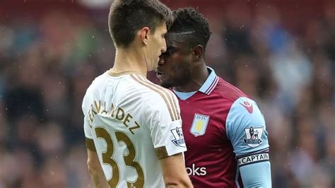 Aston Villas Micah Richards May Face Fa Charge After Tunnel Clash With