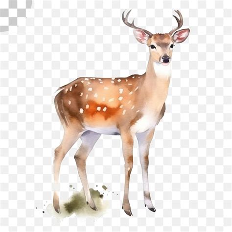 Illustration Aquarelle De Cerf D Un Cerf T L Chargement Png Cerf