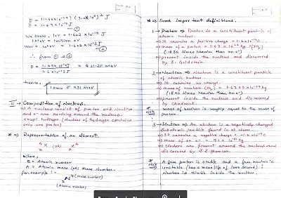 CH 13 Nuclei XII Physics Handwritten Notes Pdf Shop Handwritten