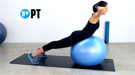 Thoracic Extension On Exercise Ball Ball Exercises Physical Therapy