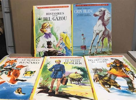 Lot de 5 livres idéal bibliothèque histoires pour bel gazou crin