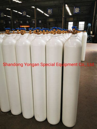 50L200bar 5 8mmiso9809 Tped High Pressure Vessel Seamless Steel Oxygen