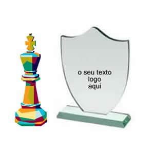 Troféu personalizado acrílico xadrez premiar é bom