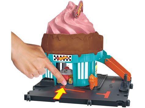Pista City Hot Wheels Sorveteria Mattel