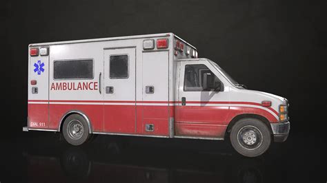 Ambulance Type 1 - 3D Model by MSWoodvine