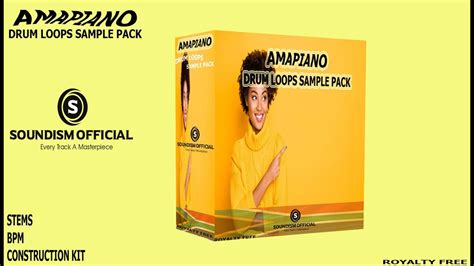 Royalty Free Amapiano Drum Loops Stems Sample Pack Youtube