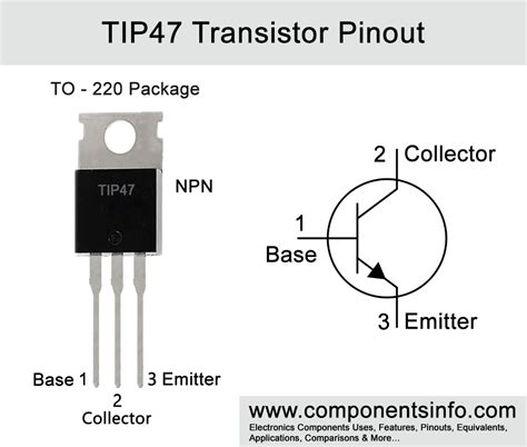 TIP47 Transistor Pinout Explanation Applications 49 OFF