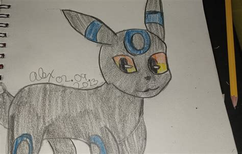 Shiny Umbreon by MadLilAlexArt on DeviantArt