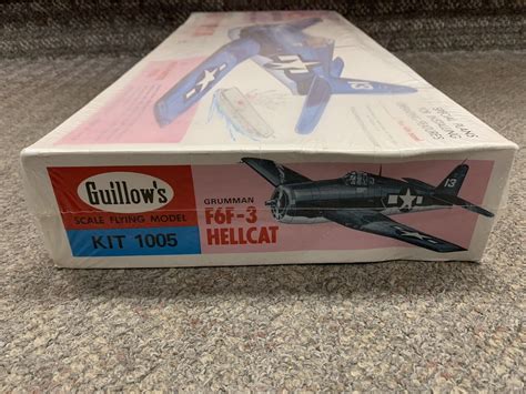 Guillows Giant Scale Grumman F6f 3 Hellcat Balsa Flying Model Kit