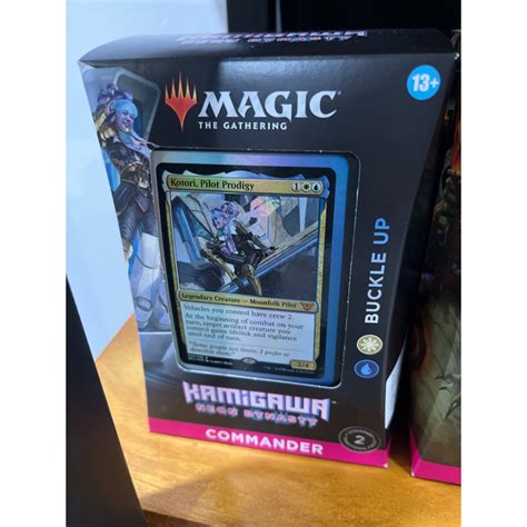 Mtg Kamigawa Neon Dynasty Commander Decks Buckle Up Shopee Thailand