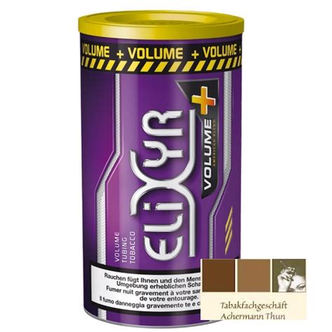 Elixyr Volume Plus MYO 95gr Cigarette Tobacco Tabakversand Ch