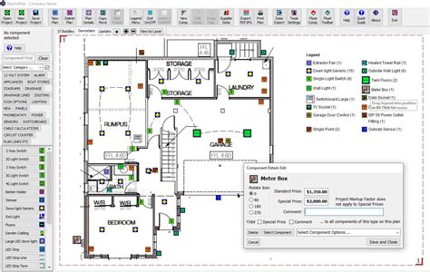 Free Electrical Floor Plan Drawing Software | Floor Roma