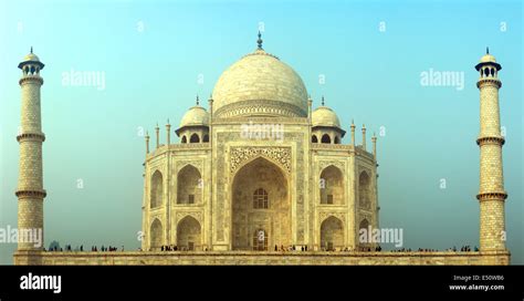 Taj Mahal - famous mausoleum in India Stock Photo - Alamy